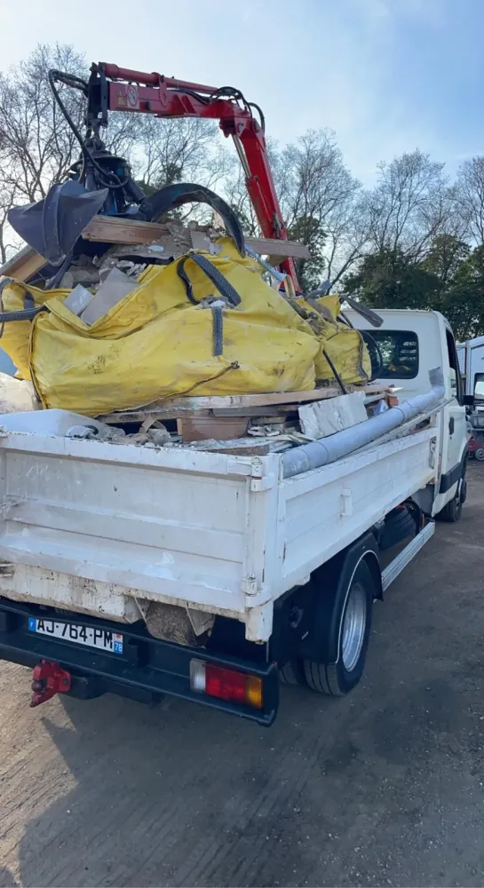 Grue de levage à Gargenville